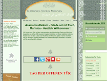 Tablet Screenshot of islamisches-zentrum-muenchen.de